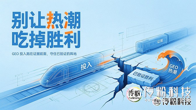 GEO投入跑在证据前面：别让一场技术热潮，吃掉你手里已经验证的胜利