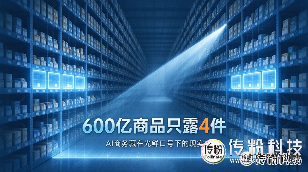 600亿条商品躺在数据库里，AI却只给用户看4件——这才是AI商务藏在光鲜口号下的现实